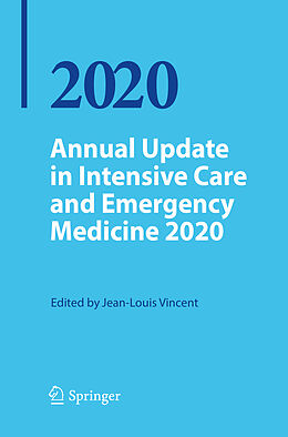 Couverture cartonnée Annual Update in Intensive Care and Emergency Medicine 2020 de 