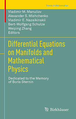 Fester Einband Differential Equations on Manifolds and Mathematical Physics von 