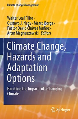 Kartonierter Einband Climate Change, Hazards and Adaptation Options von 