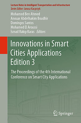 Couverture cartonnée Innovations in Smart Cities Applications Edition 3 de 