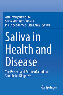 Couverture cartonnée Saliva in Health and Disease de 