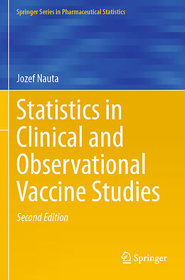 Couverture cartonnée Statistics in Clinical and Observational Vaccine Studies de Jozef Nauta