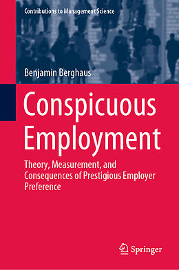Fester Einband Conspicuous Employment von Benjamin Berghaus