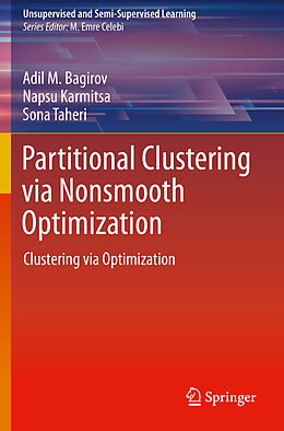 Couverture cartonnée Partitional Clustering via Nonsmooth Optimization de Adil M. Bagirov, Sona Taheri, Napsu Karmitsa