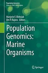 Fester Einband Population Genomics: Marine Organisms von