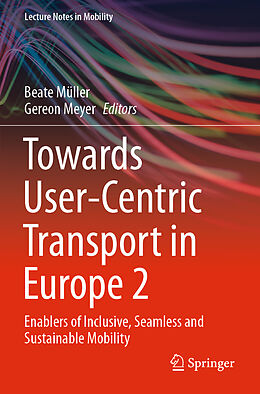 Couverture cartonnée Towards User-Centric Transport in Europe 2 de 