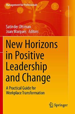 Kartonierter Einband New Horizons in Positive Leadership and Change von 
