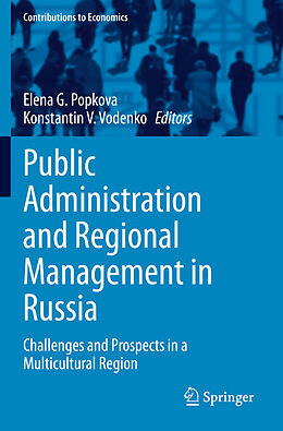 Couverture cartonnée Public Administration and Regional Management in Russia de 