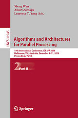 Kartonierter Einband Algorithms and Architectures for Parallel Processing von 