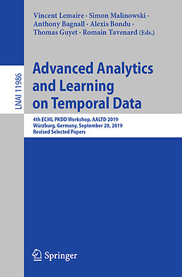 E-Book (pdf) Advanced Analytics and Learning on Temporal Data von 