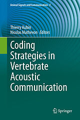 E-Book (pdf) Coding Strategies in Vertebrate Acoustic Communication von 