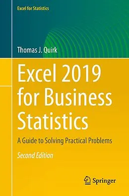 E-Book (pdf) Excel 2019 for Business Statistics von Thomas J. Quirk