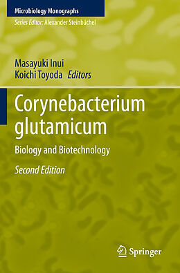 Couverture cartonnée Corynebacterium glutamicum de 