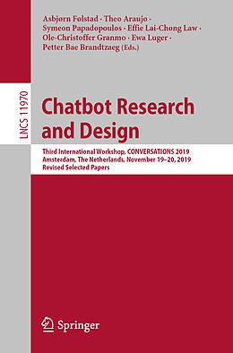 Kartonierter Einband Chatbot Research and Design von 