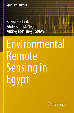 Couverture cartonnée Environmental Remote Sensing in Egypt de 