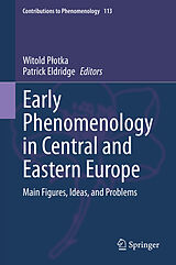 eBook (pdf) Early Phenomenology in Central and Eastern Europe de 