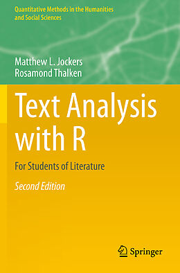 Couverture cartonnée Text Analysis with R de Rosamond Thalken, Matthew L. Jockers
