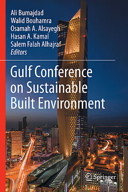 Livre Relié Gulf Conference on Sustainable Built Environment de 