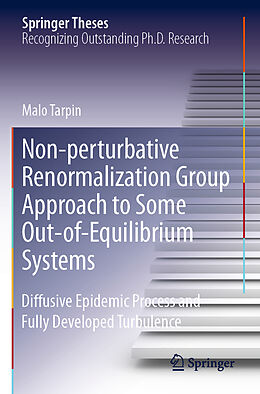 Couverture cartonnée Non-perturbative Renormalization Group Approach to Some Out-of-Equilibrium Systems de Malo Tarpin