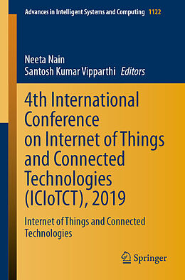 eBook (pdf) 4th International Conference on Internet of Things and Connected Technologies (ICIoTCT), 2019 de 