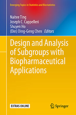 eBook (pdf) Design and Analysis of Subgroups with Biopharmaceutical Applications de 
