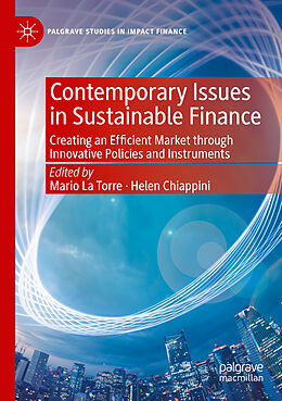 Couverture cartonnée Contemporary Issues in Sustainable Finance de 