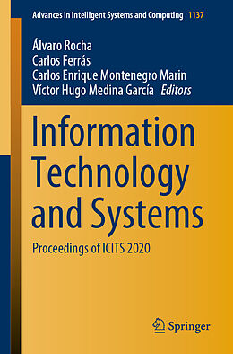 Couverture cartonnée Information Technology and Systems de 