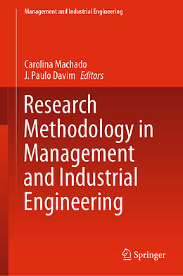 Livre Relié Research Methodology in Management and Industrial Engineering de 