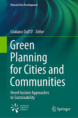 Livre Relié Green Planning for Cities and Communities de 