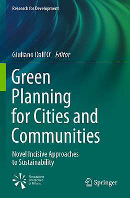 Couverture cartonnée Green Planning for Cities and Communities de 