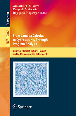 E-Book (pdf) From Lambda Calculus to Cybersecurity Through Program Analysis von 