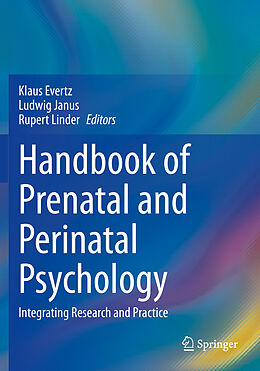 Couverture cartonnée Handbook of Prenatal and Perinatal Psychology de 