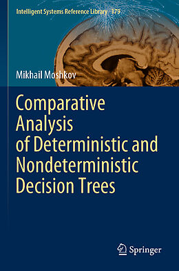 Couverture cartonnée Comparative Analysis of Deterministic and Nondeterministic Decision Trees de Mikhail Moshkov