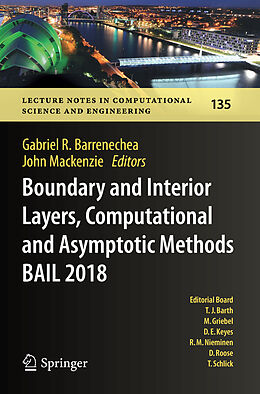 Couverture cartonnée Boundary and Interior Layers, Computational and Asymptotic Methods BAIL 2018 de 