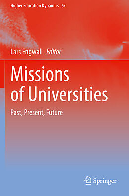 Couverture cartonnée Missions of Universities de 