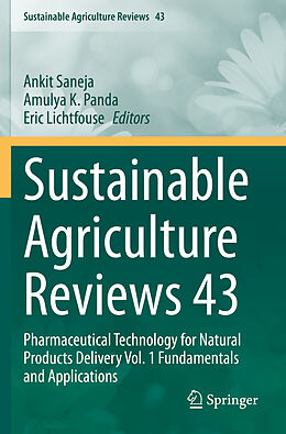 Couverture cartonnée Sustainable Agriculture Reviews 43 de 