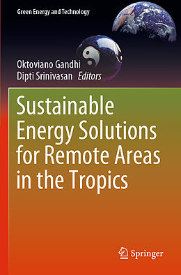 Couverture cartonnée Sustainable Energy Solutions for Remote Areas in the Tropics de 