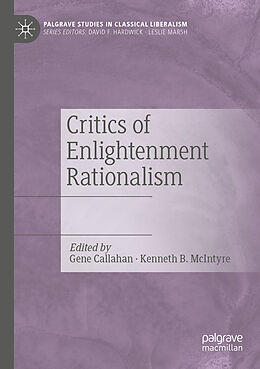 Couverture cartonnée Critics of Enlightenment Rationalism de 