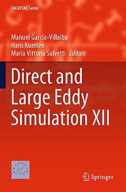 Couverture cartonnée Direct and Large Eddy Simulation XII de 