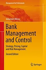 Fester Einband Bank Management and Control von Johannes Wernz