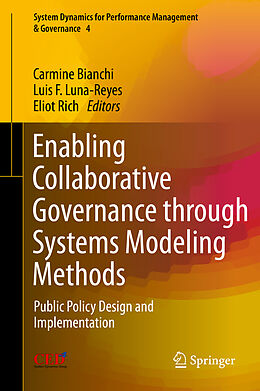 Livre Relié Enabling Collaborative Governance through Systems Modeling Methods de 