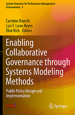 Couverture cartonnée Enabling Collaborative Governance through Systems Modeling Methods de 