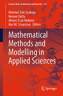 Couverture cartonnée Mathematical Methods and Modelling in Applied Sciences de 