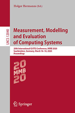 Kartonierter Einband Measurement, Modelling and Evaluation of Computing Systems von 