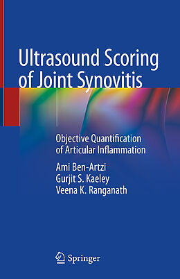 Fester Einband Ultrasound Scoring of Joint Synovitis von Ami Ben-Artzi, Veena K. Ranganath, Gurjit S. Kaeley