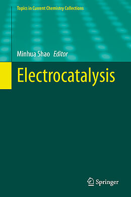 Couverture cartonnée Electrocatalysis de 