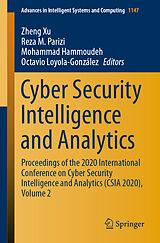 Couverture cartonnée Cyber Security Intelligence and Analytics de 