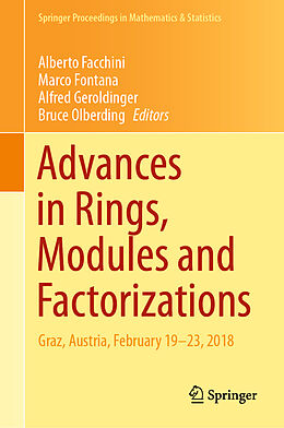 Fester Einband Advances in Rings, Modules and Factorizations von 