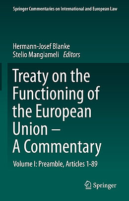 eBook (pdf) Treaty on the Functioning of the European Union - A Commentary de 