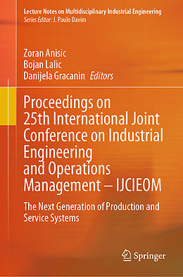 Fester Einband Proceedings on 25th International Joint Conference on Industrial Engineering and Operations Management   IJCIEOM von 